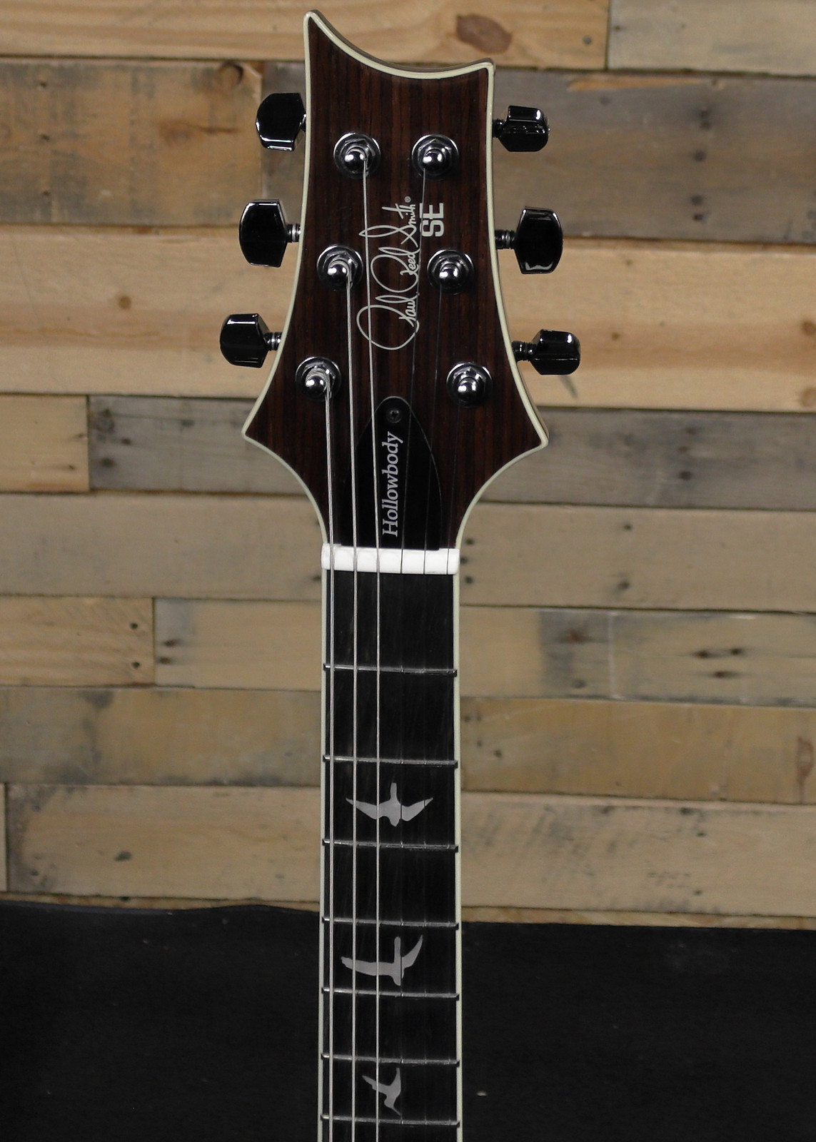 PRS SE Hollowbody II Electric Guitar Black Gold Burst w/ Case