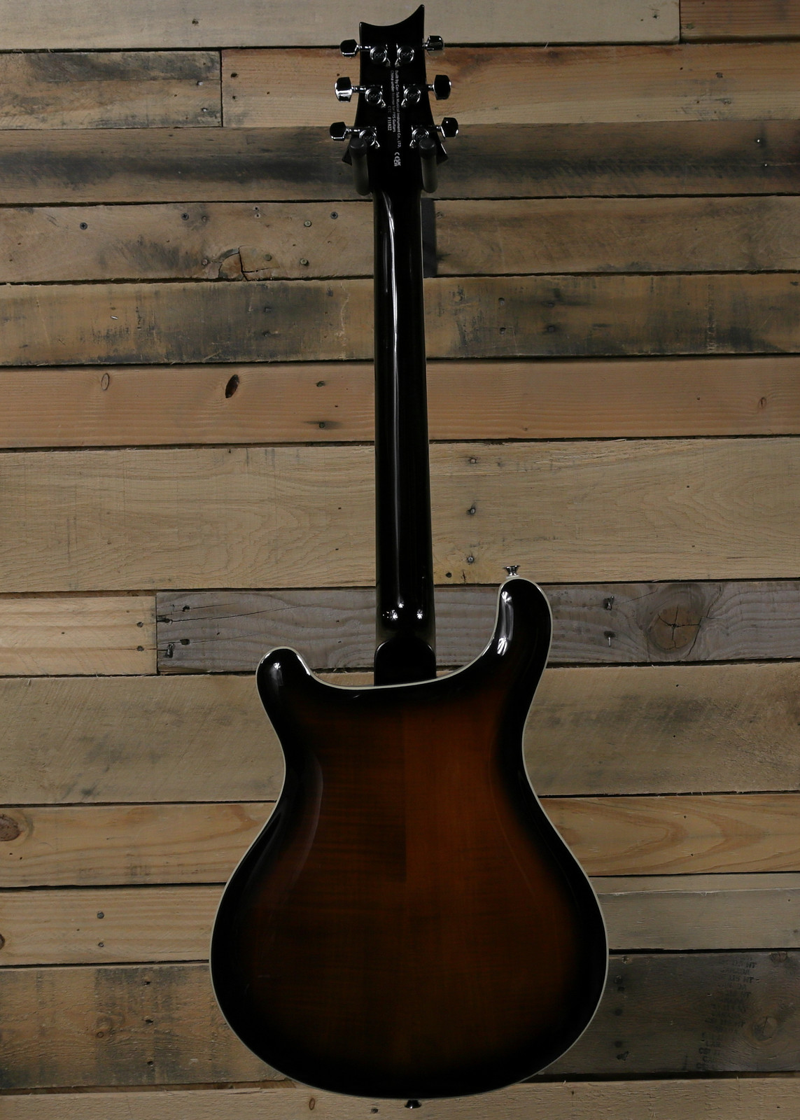 PRS SE Hollowbody II Electric Guitar Black Gold Burst w/ Case