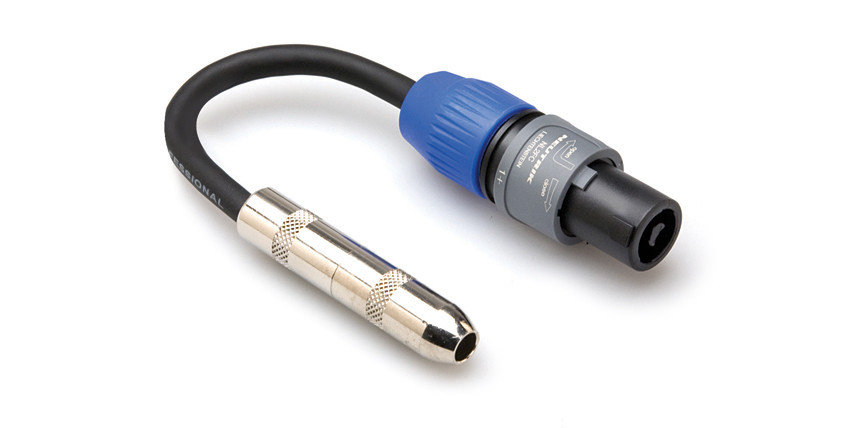 Male Adapter Speakon Cable Adapter Hosa GSK-116 Speaker Adapter 1