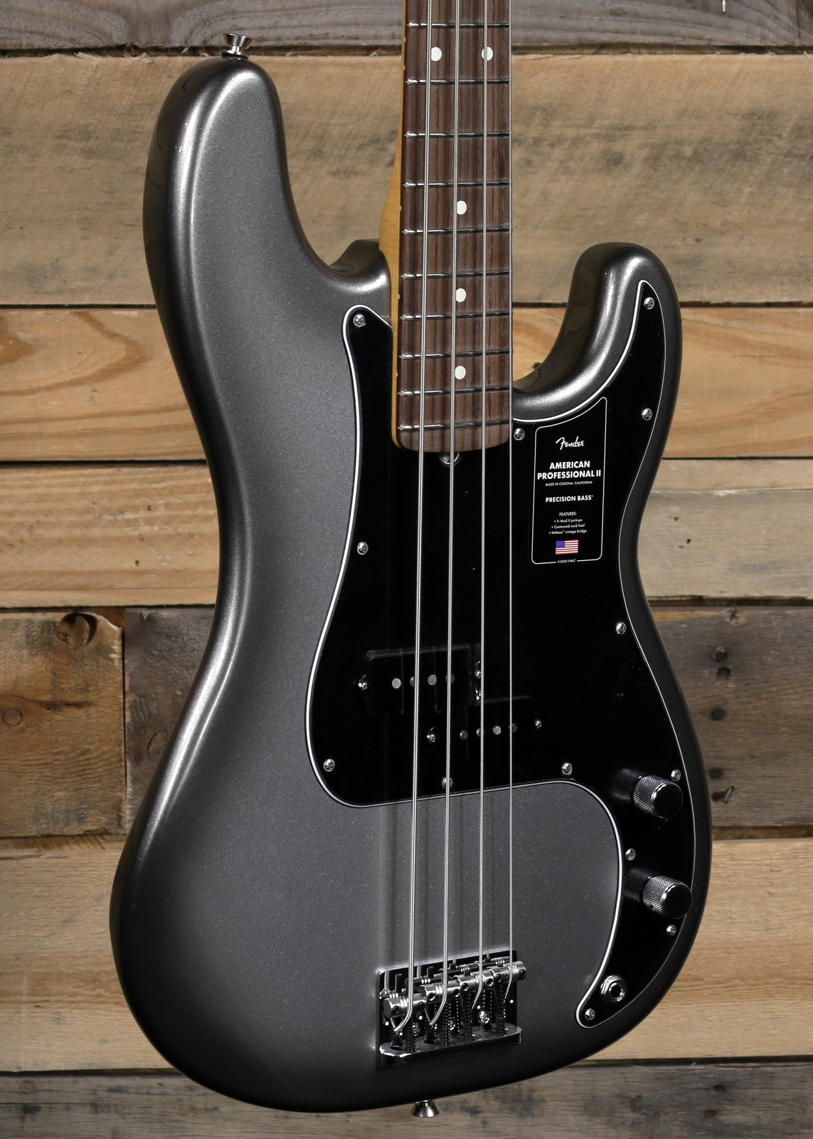 Fender American Professional II Precision Bass Mercury w/ Case