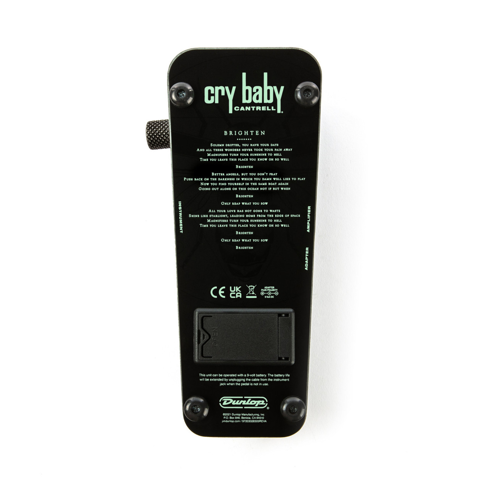 Dunlop JC95FFS Jerry Cantrell Cry Baby Firefly Wah