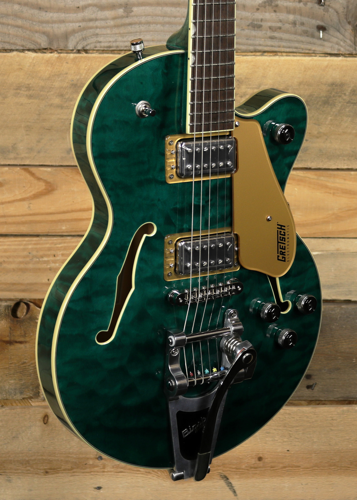 Gretsch G5655T-QM Electromatic Center Block Jr. Single-Cut Quilted Maple  Mariana w/ Bigsby