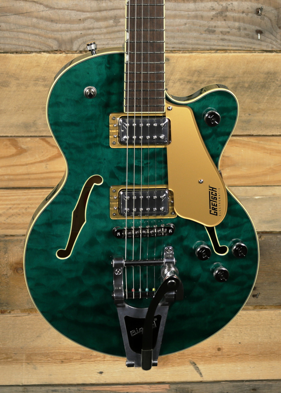 Gretsch G5655T-QM Electromatic Center Block Jr. Single-Cut Quilted Maple  Mariana w/ Bigsby