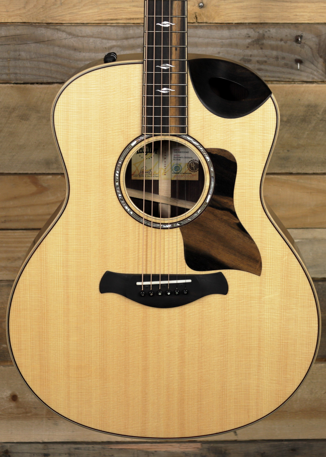 Taylor Builder's Edition 816ce Acoustic/Electric Guitar Natural w