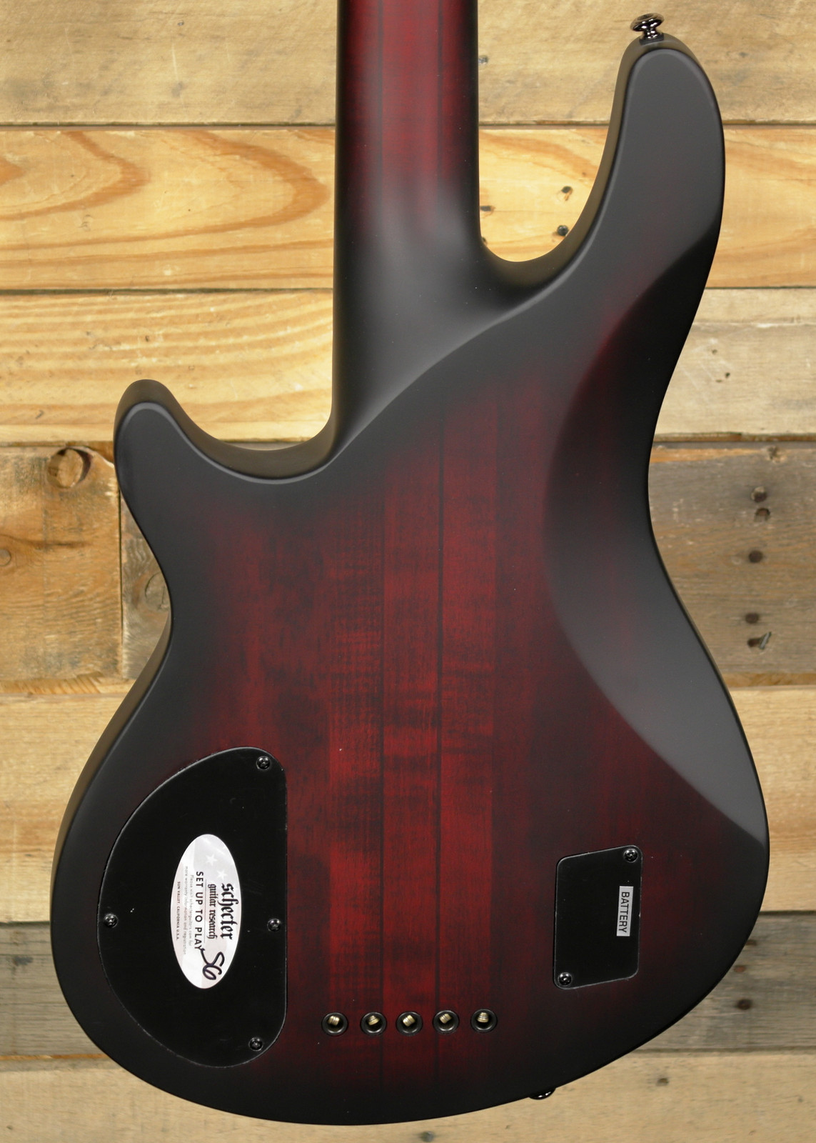 Schecter Hellraiser Extreme-5 5-String Bass Crimson Red