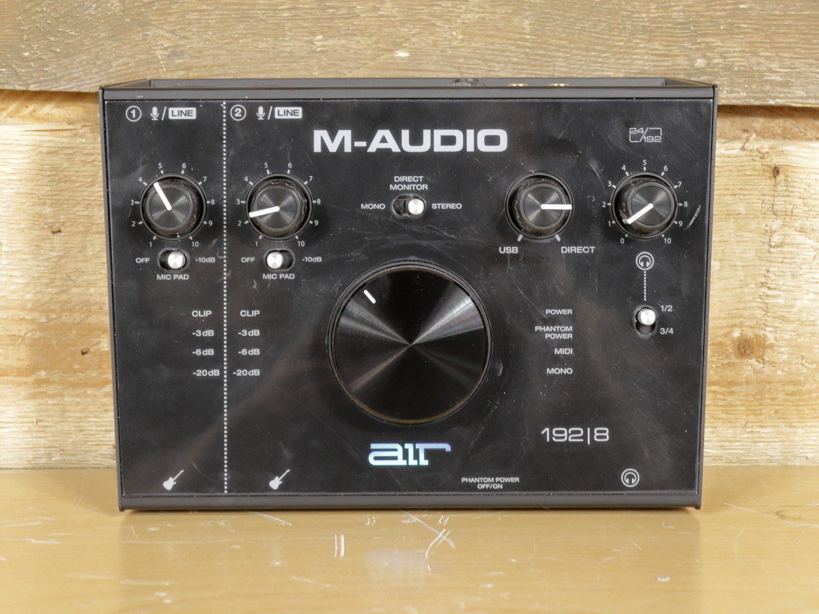 M-Audio AIR 192|8 2-In/4-Out 24/192 Audio MIDI Interface Excellent