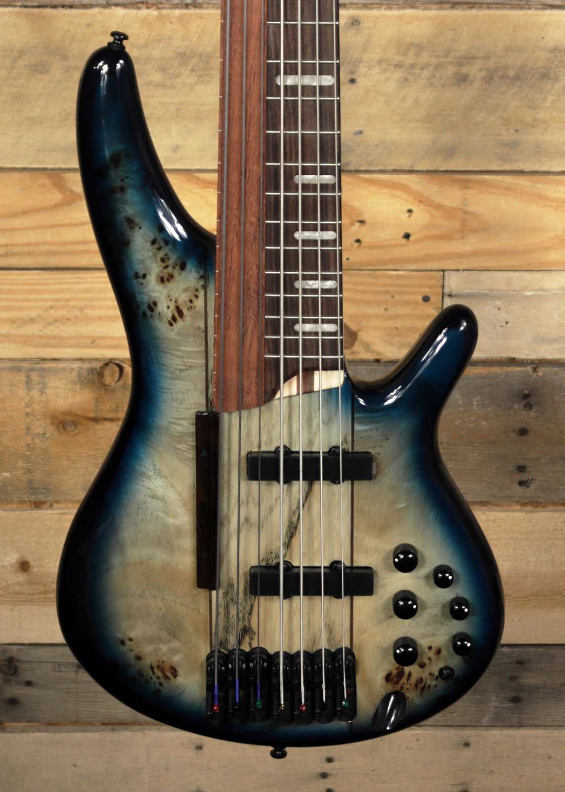 Ibanez Bass Workshop SRAS7 7-String Bass Cosmic Blue Starburst w/ Case