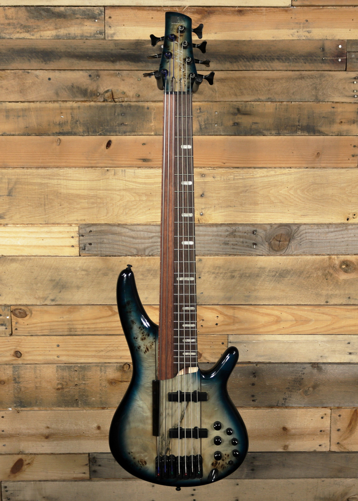 Ibanez Bass Workshop SRAS7 7-String Bass Cosmic Blue Starburst w/ Case