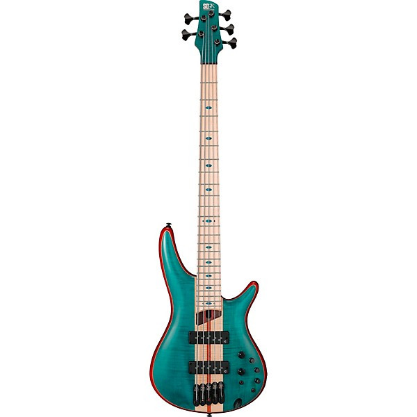 Ibanez SR Premium 5-String Electric Bass with Bag - Caribbean