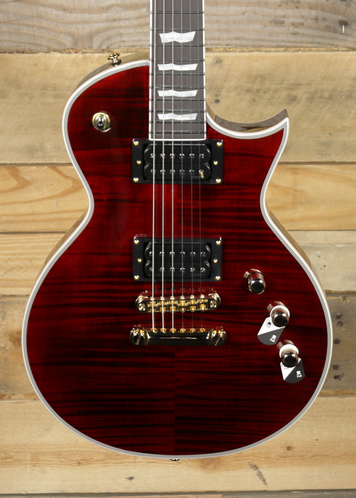 ESP EC-1000T CTM Electric Guitar See Thru Black Cherry