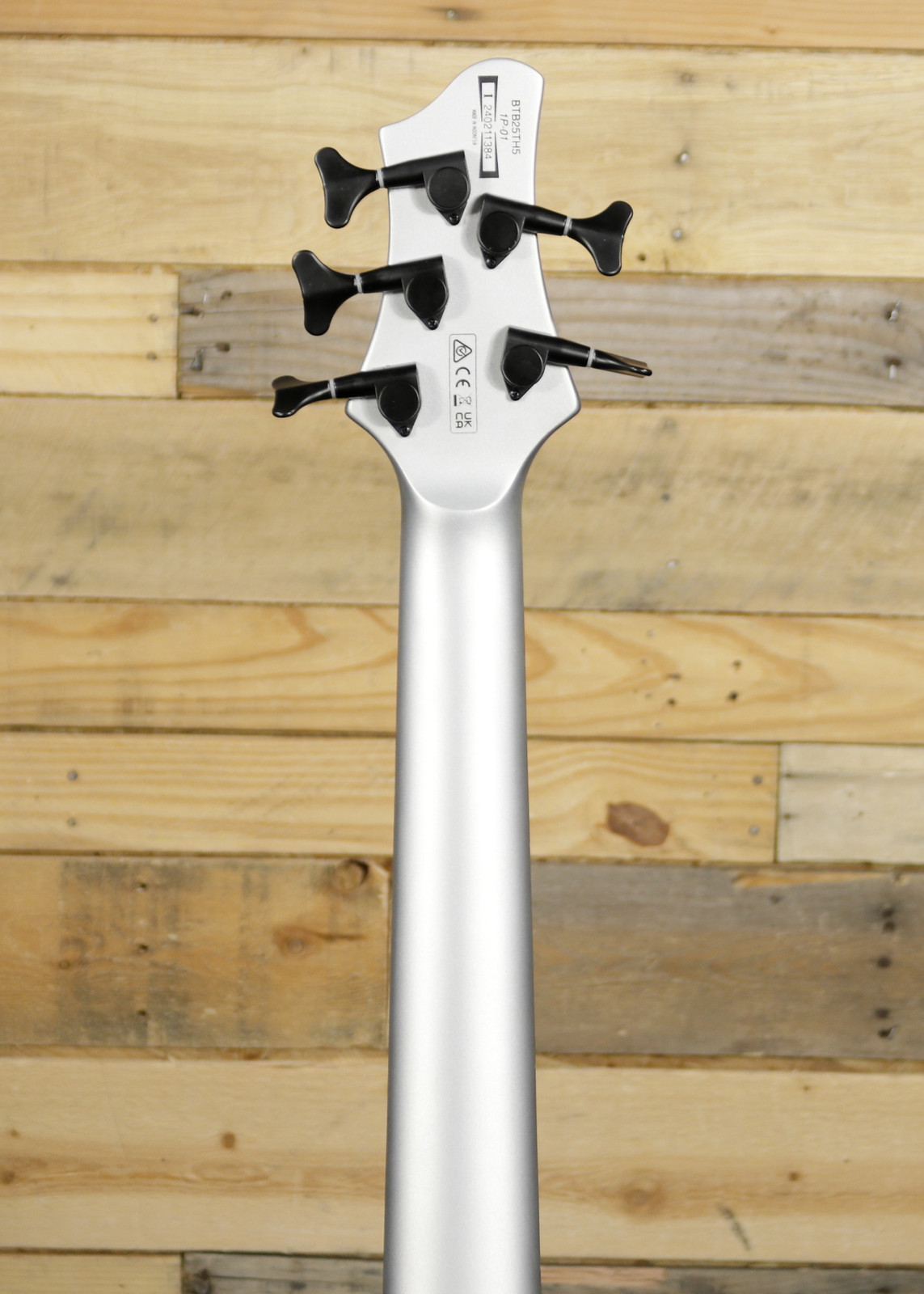 Ibanez BTB25TH5 5-String Bass Silver Blizzard Matte