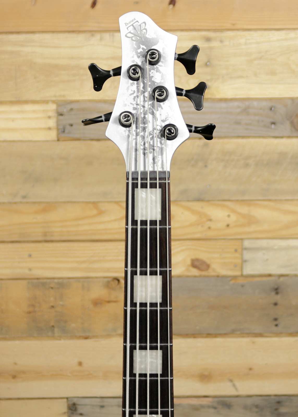 Ibanez BTB25TH5 5-String Bass Silver Blizzard Matte
