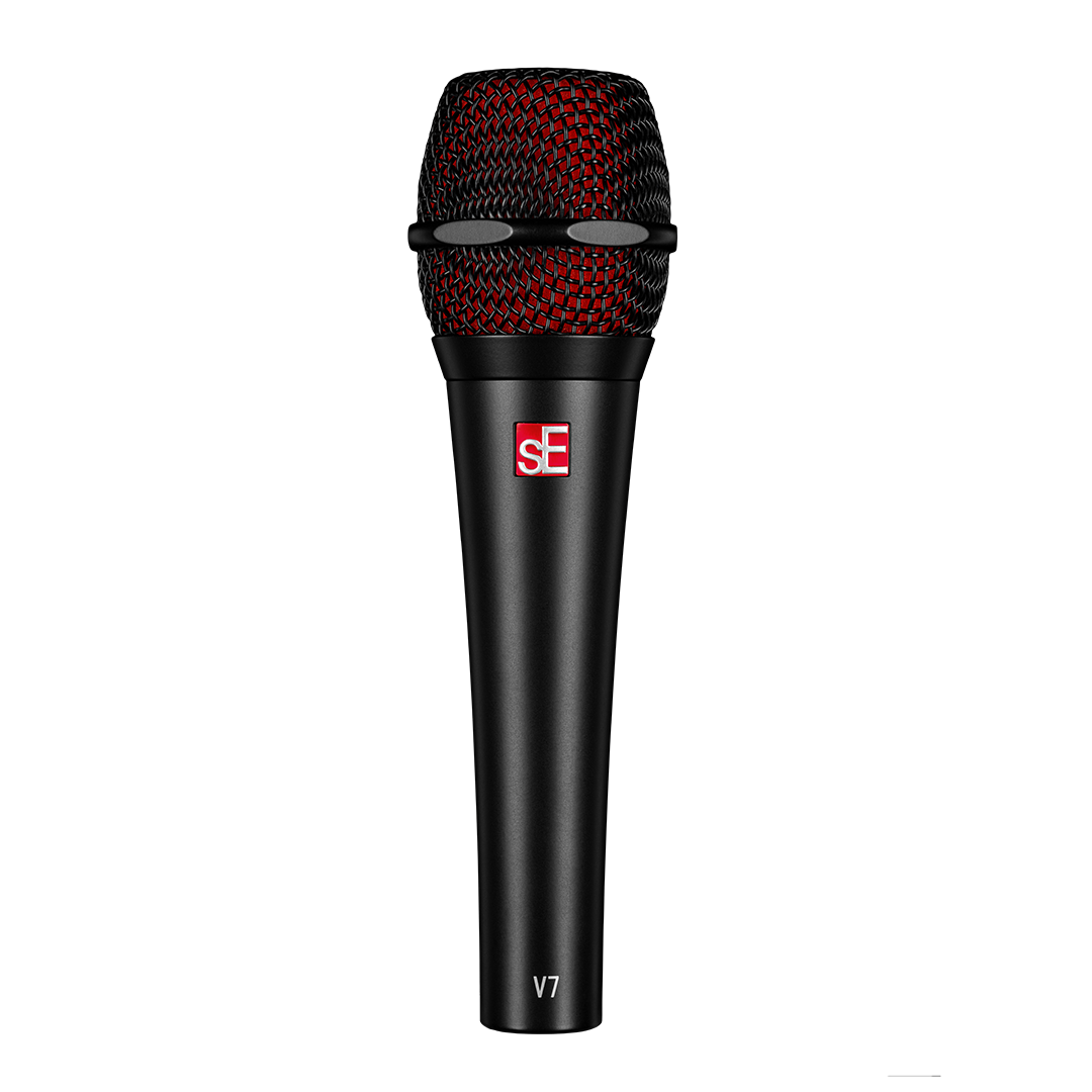 Se V7 Black Dynamic Vocal Mic