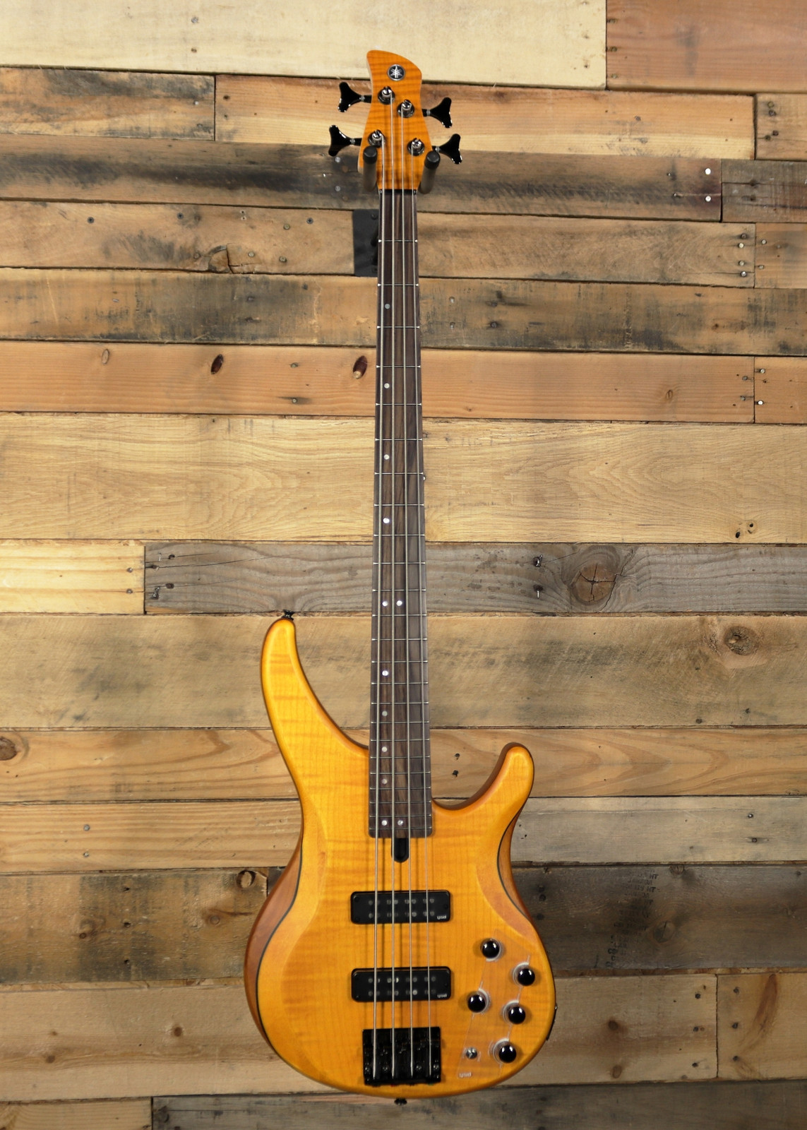 Yamaha TRBX604FM Electric Bass Guitar - Matte Amber