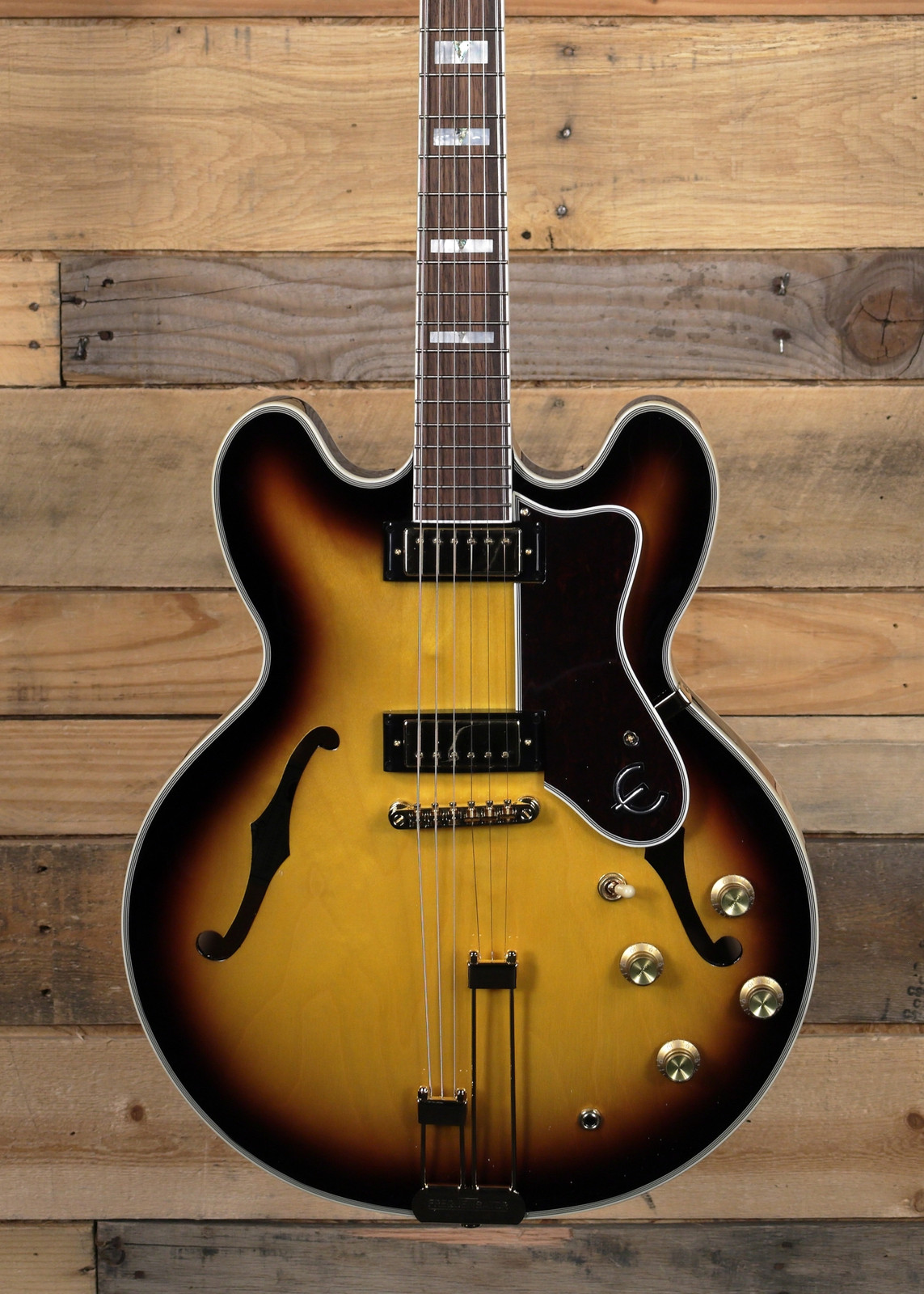 Epiphone Sheraton Frequensator Semi-Hollow Guitar Vintage