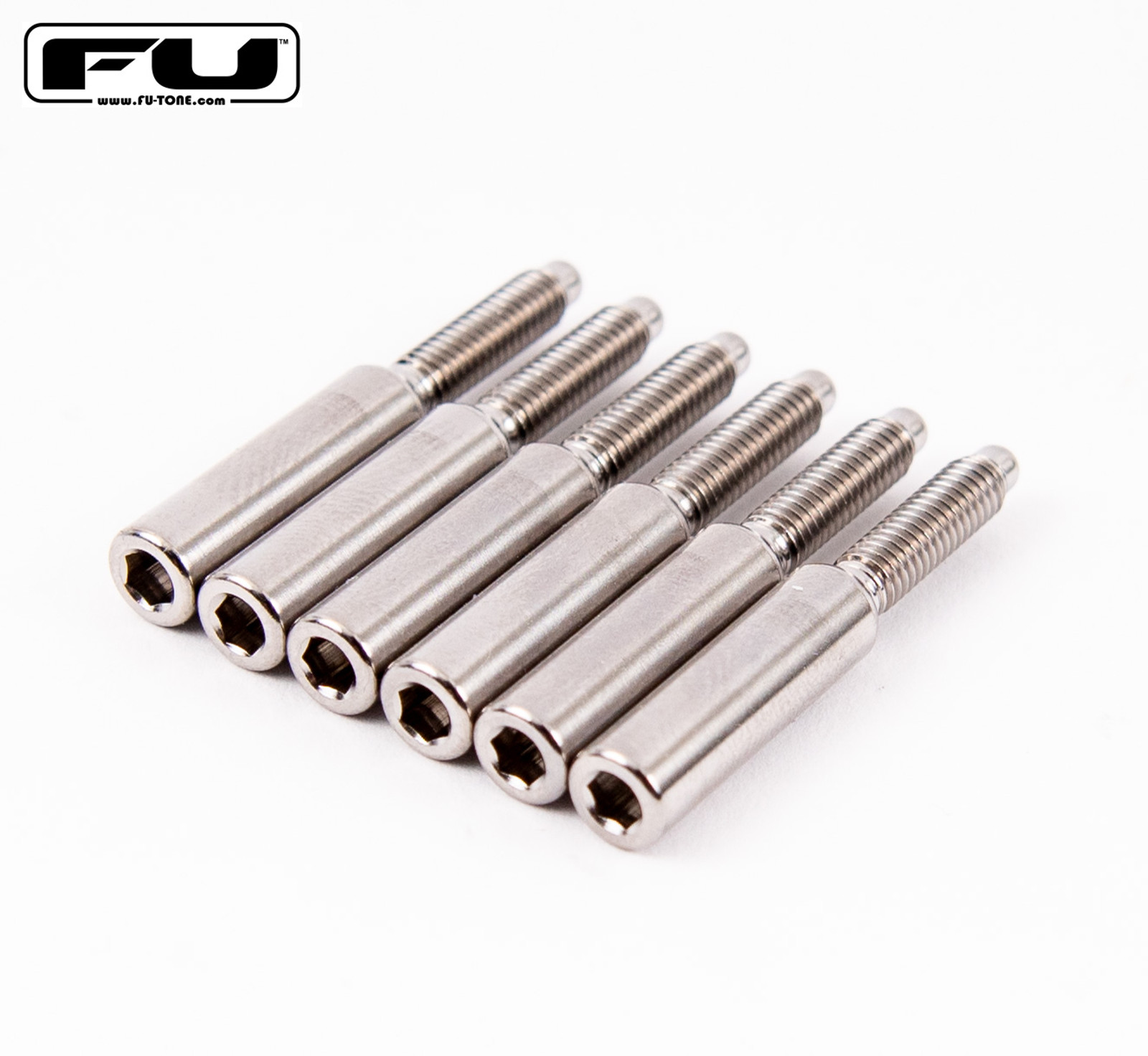 FU-TONE Titanium String Lock Barrel Screws - Silver