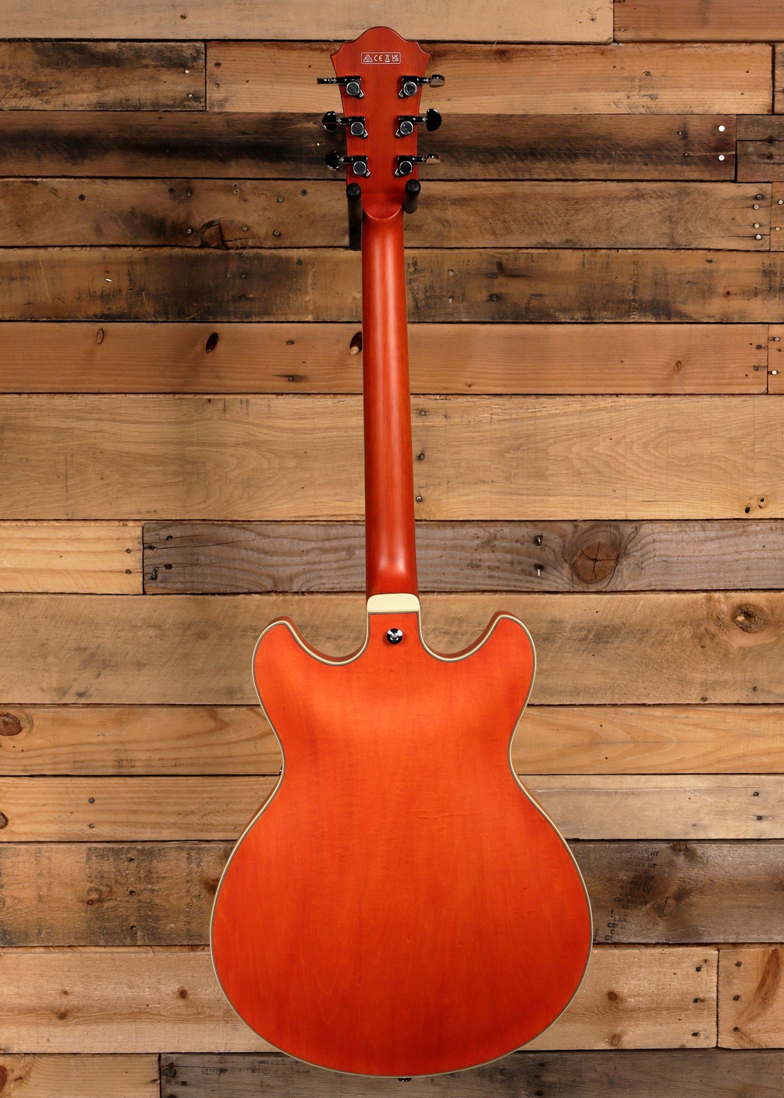 Ibanez AS73 Semi-Hollow Guitar Transparent Tangerine Flat