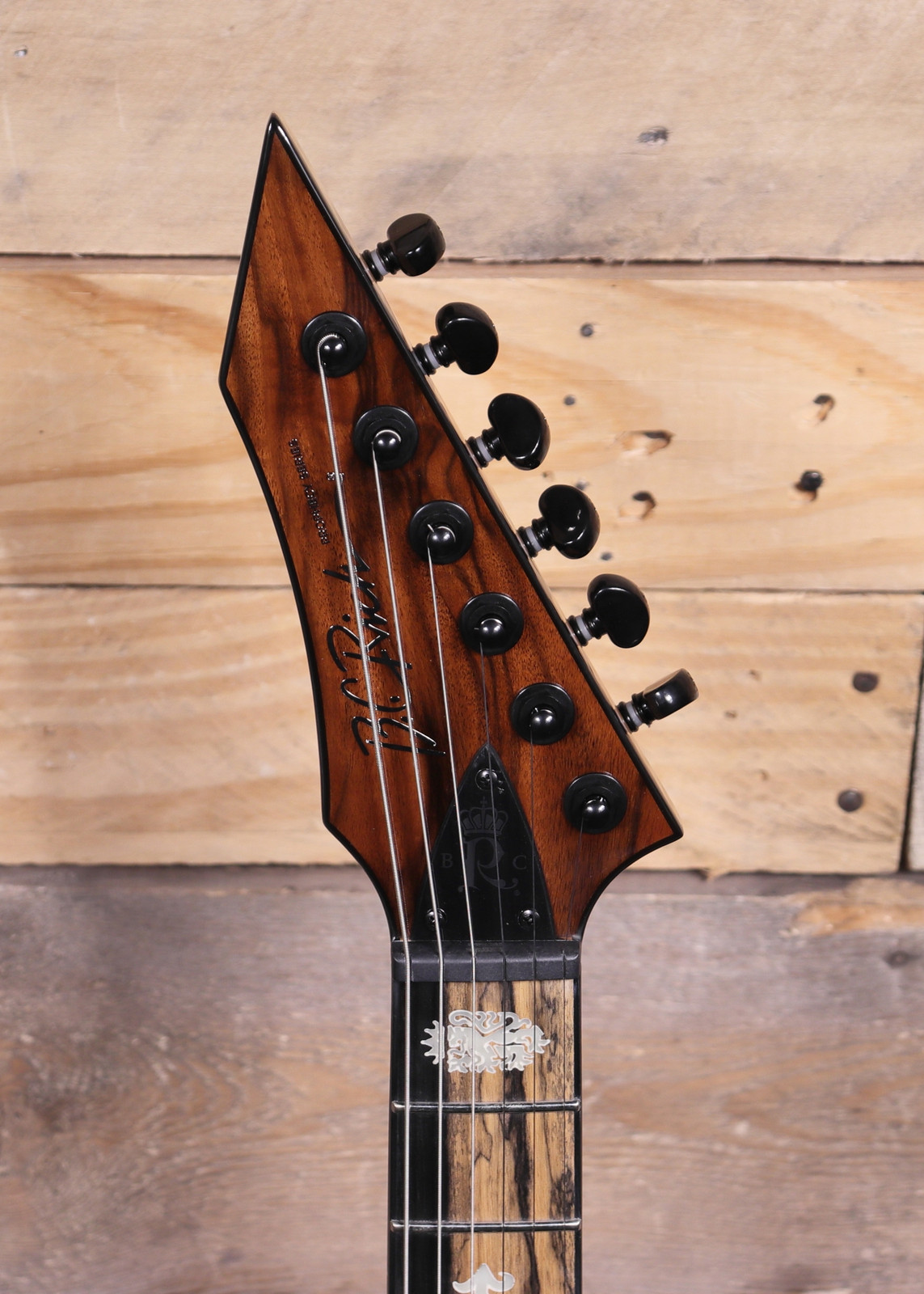 BC Rich Shredzilla Prophecy Archtop Electric Guitar Walnut w/ EverTune