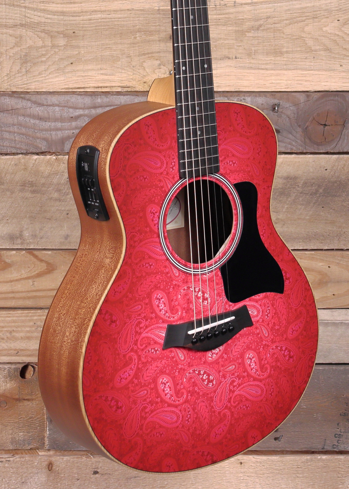 Taylor Special Edition GS Mini-e Acoustic/Electric Guitar Fuchsia