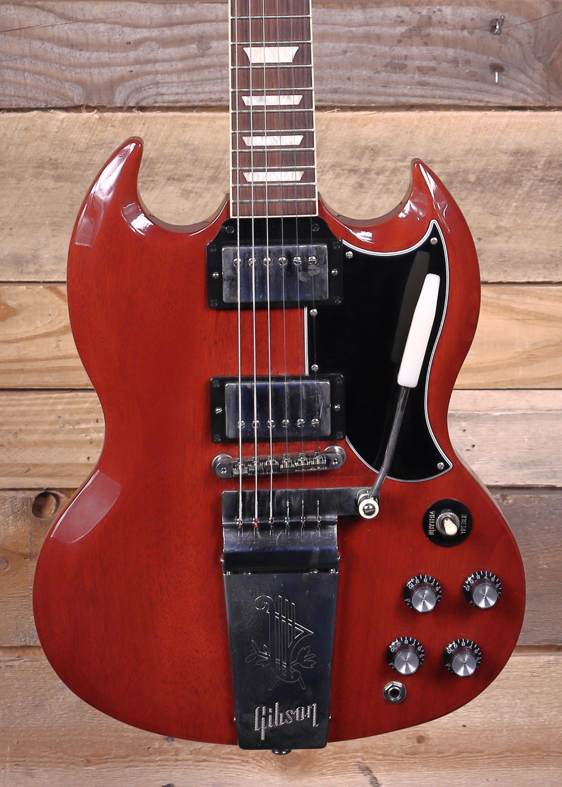 Maestro SG Standard Gibson Vibrola | Cherry '61 Vintage by Reissue