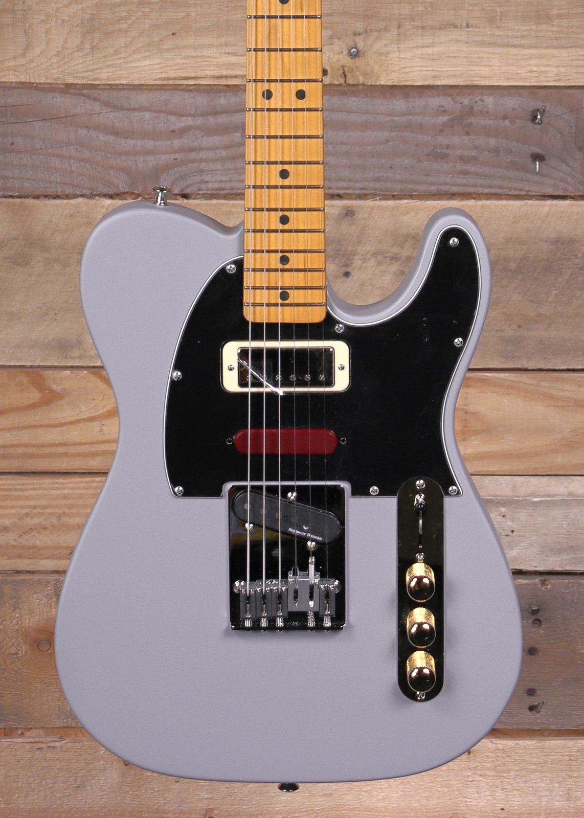 Fender Brent Mason Telecaster Electric Guitar Primer Gray w/ Case