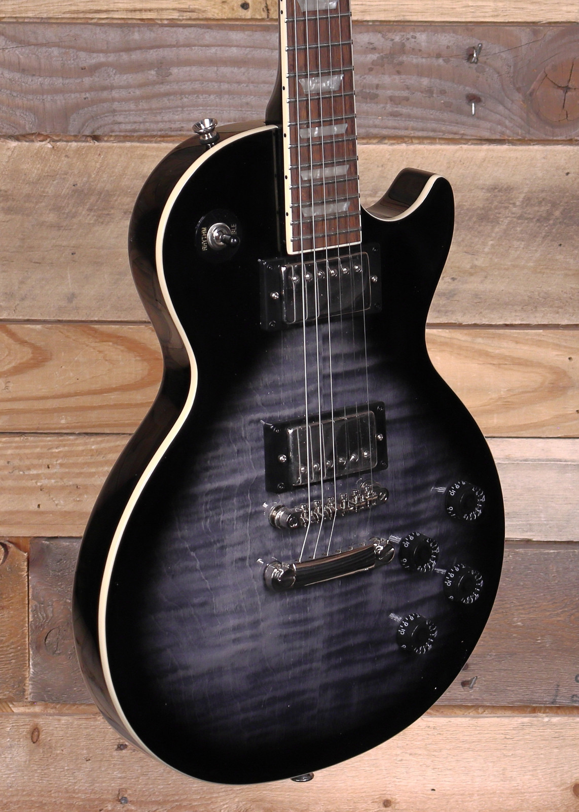 Epiphone Les Paul Tribute Plus Electric Guitar Ebony Burst