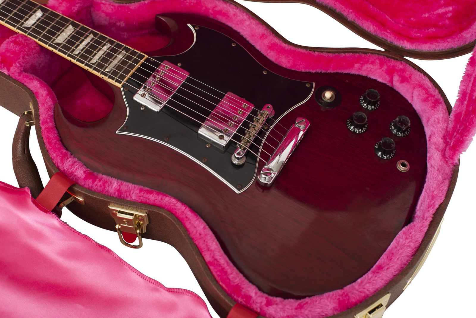 Gator Gibson SG® Guitar Deluxe Wood Case, Brown