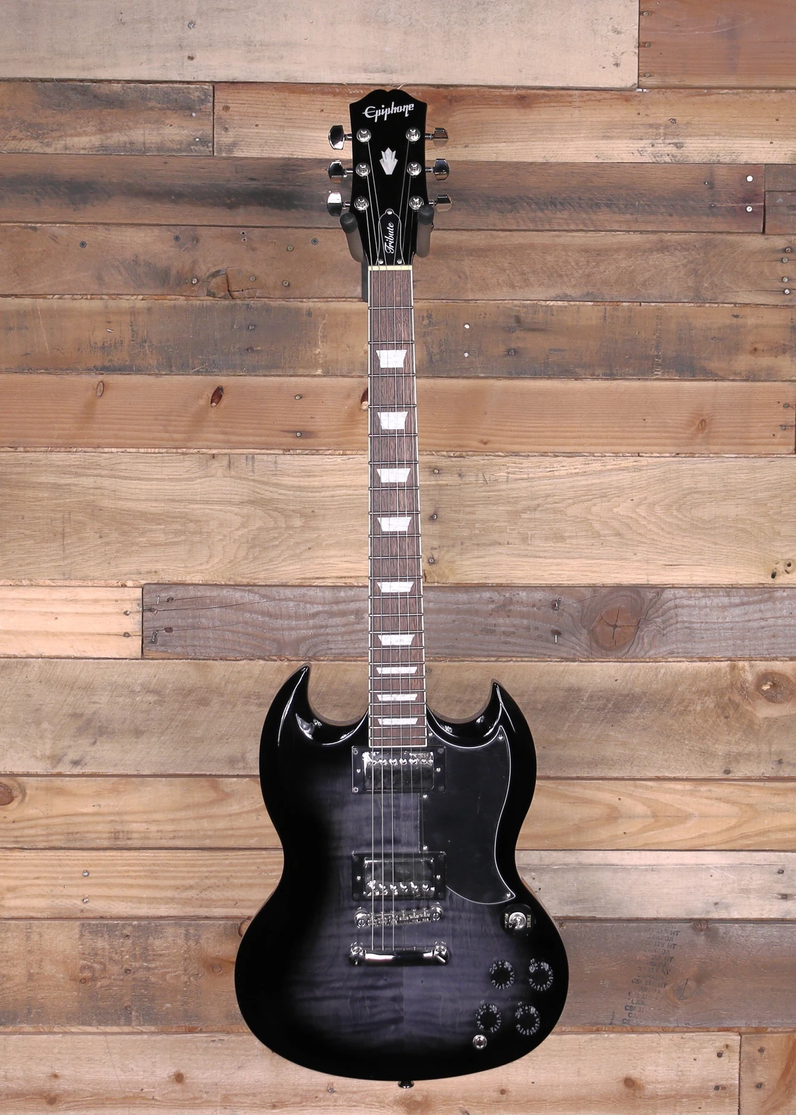 Epiphone SG Tribute Plus Electric Guitar Ebony Burst