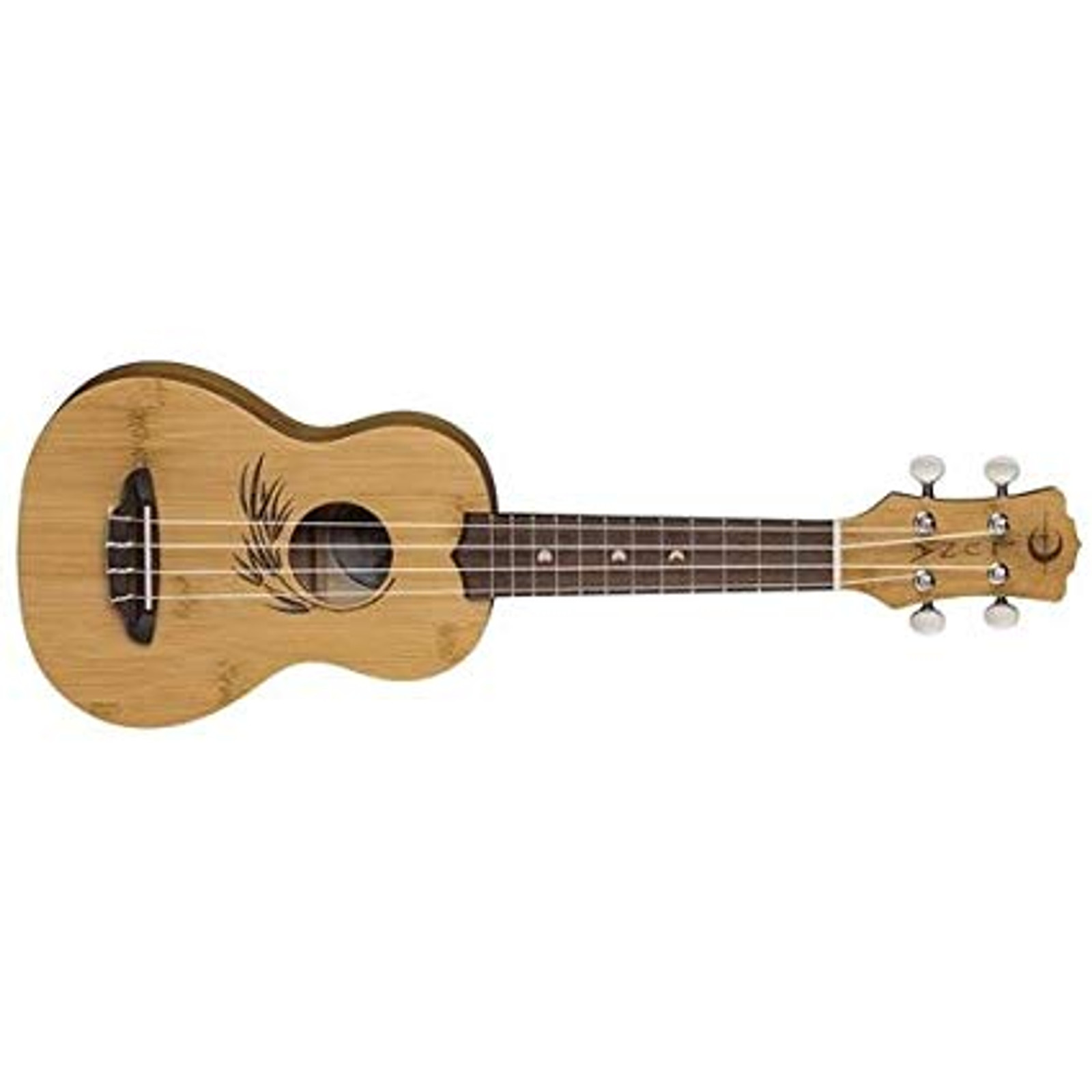 Luna Bamboo Soprano Ukulele w/ Gigbag - Island Music Co