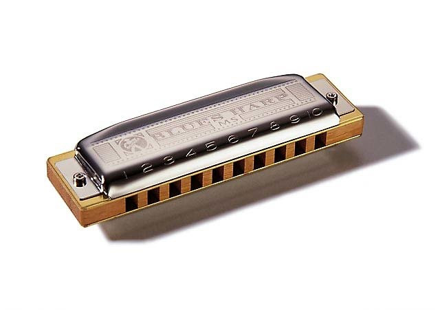 Hohner Blues Harp MS Harmonica- Key of B - Island Music Co