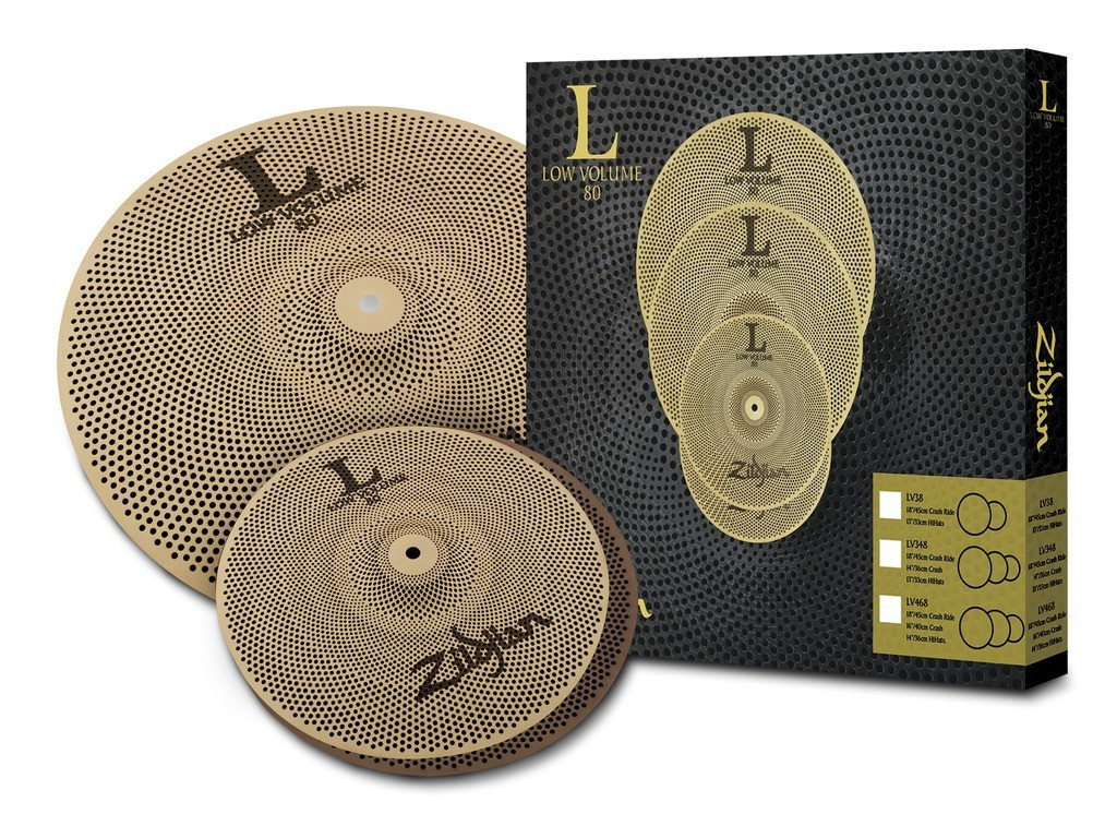 Zildjian L80 Low Volume Lv38 Cymbal Set - Island Music Co