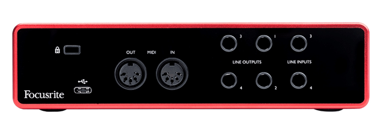 Focusrite Scarlett 4i4 4 Input / 4 Output Audio Recording Interface