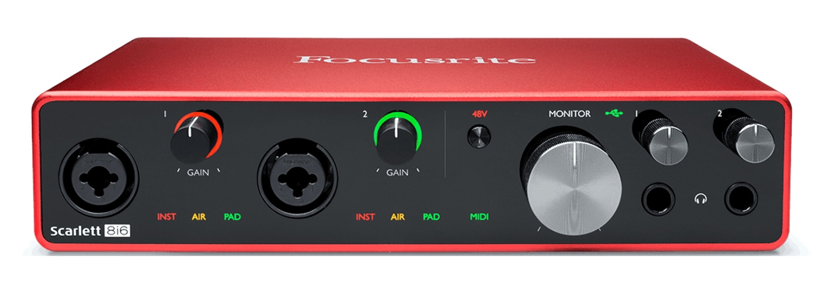 Focusrite Scarlett 8i6 6 Input / 4 Output Audio Recording Interface