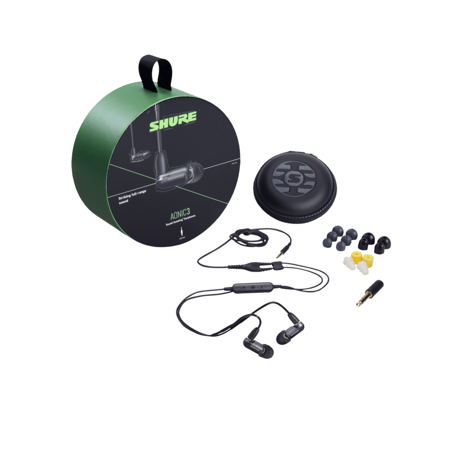 SHURE　aonic3 ブラック Shure AONIC 3 Sound Isolating Earphones Black