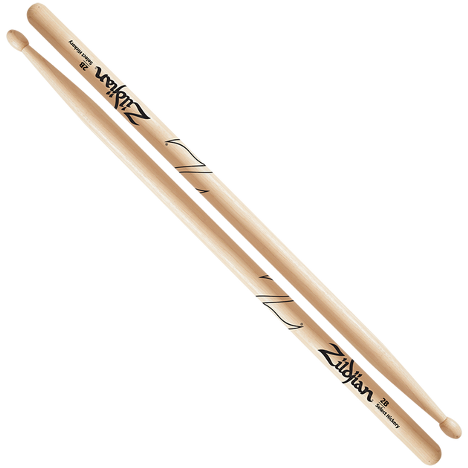 Paličky Zildjian 2BWN 2B řady HickoryPaličky Zildjian 2BWN 2B řady Hickory  