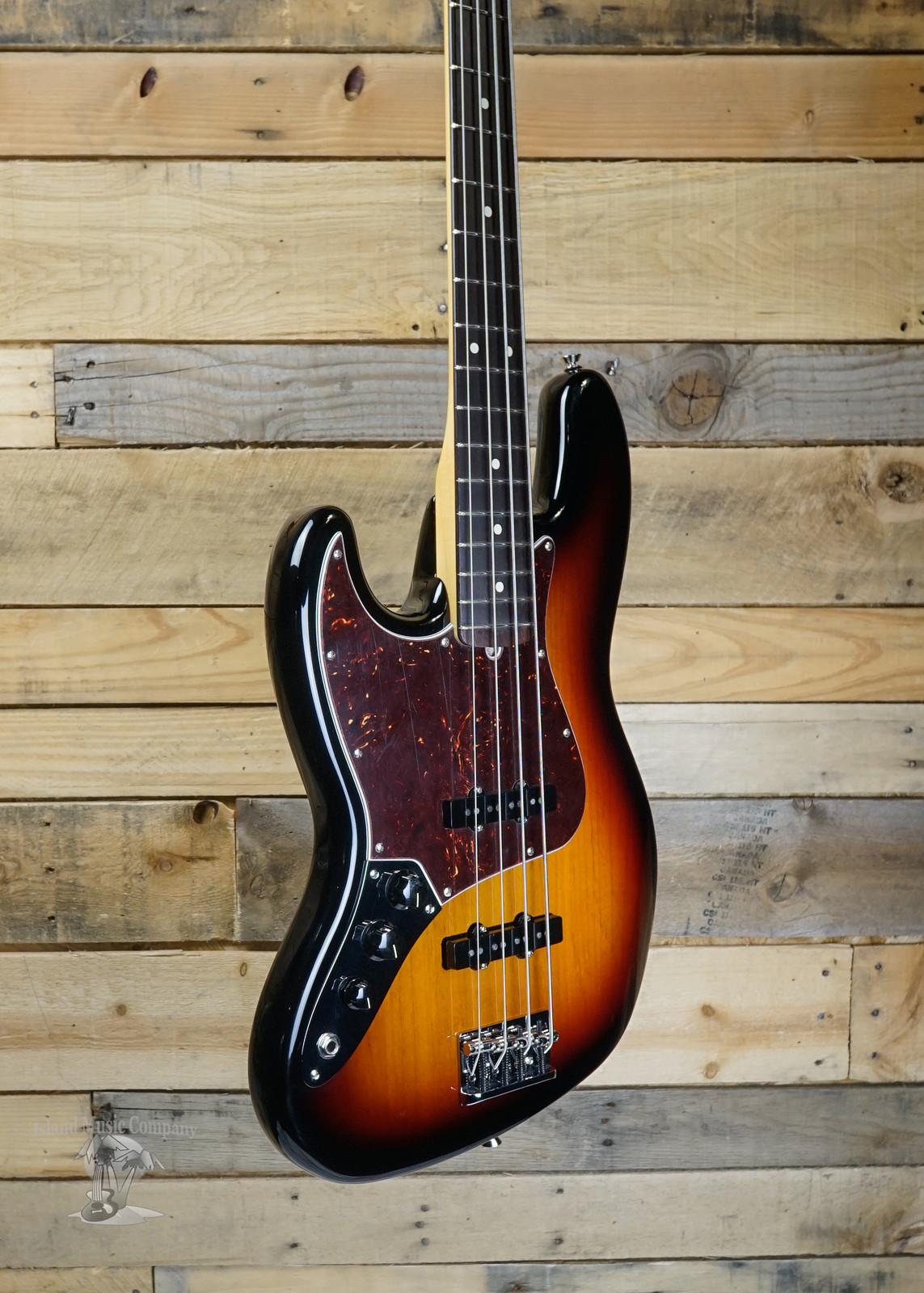 Fender American Professional II Left-Handed Jazz Bass 3-Color Sunburst w/  Case