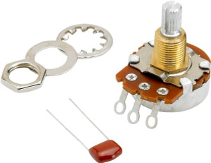 Fender 500k Split Shaft Potentiometer (Volume Or Tone) Fender 500k Split Shaft Potentiometer (Volume Or Tone)