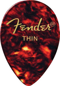 Fender 358 Shape Classic Thin Celluloid Picks, 12-Pack Fender 358 Shape Classic Thin Celluloid Picks, 12-Pack