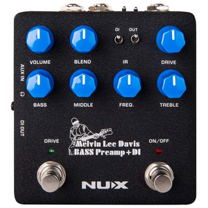 NUX Melvin Lee Davis Bass Preamp & DI (NBP-5) Effects Pedal NUX Melvin Lee Davis Bass Preamp & DI (NBP-5) Effects Pedal