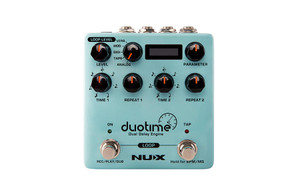 NUX Duotime Dual Delay Engine (NDD-6) Effects Pedal NUX Duotime Dual Delay Engine (NDD-6) Effects Pedal