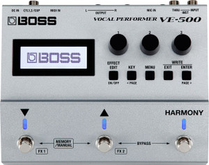 Boss VE-500 Vocal Performer Effects Pedal Boss VE-500 Vocal Performer Effects Pedal