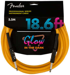 Fender 18.6' Professional Glow in the Dark Cable Orange Fender 18.6' Professional Glow in the Dark Cable Orange