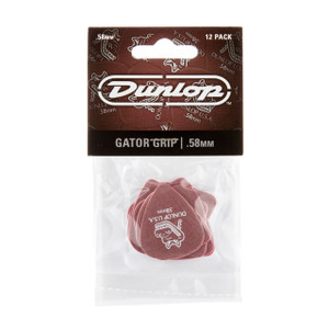 Dunlop Gator Grip Guitar Picks .58mm - 12 Pack Dunlop Gator Grip Guitar Picks .58mm - 12 Pack