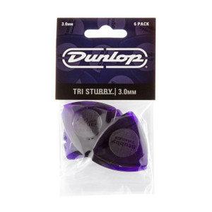 Dunlop Tri Stubby Guitar Picks 3.0mm - 6 Pack Dunlop Tri Stubby Guitar Picks 3.0mm - 6 Pack