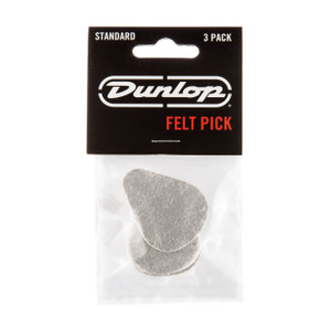 Dunlop 8012 Standard Felt Guitar Pick 3.2mm - 3 Pack