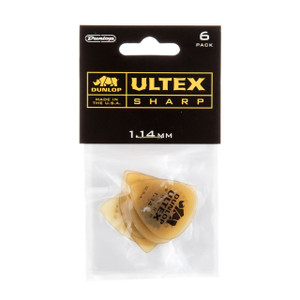 Dunlop Ultex Sharp Pick 1.14mm - 6 Pack Dunlop Ultex Sharp Pick 1.14mm - 6 Pack