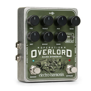 Electro Harmonix Operation Overlord Allied Overdrive Pedal Electro Harmonix Operation Overlord Allied Overdrive Pedal