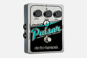 Electro Harmonix Stereo Pulsar Variable Shape Analog Tremolo Pedal