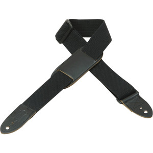 Levy's Youth Series Black Cotton Guitar Strap Levy's Youth Series Black Cotton Guitar Strap