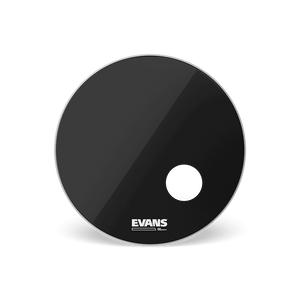 Evans BD20RB 20" EQ3 Smooth Black Bass Drumhead Evans BD20RB 20" EQ3 Smooth Black Bass Drumhead